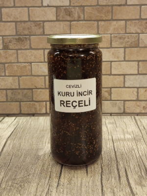 Toptan Cevizli Kuru İncir Reçeli 680 gr. x 12 ad.