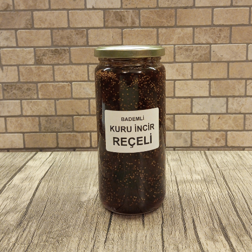 Toptan Bademli Kuru İncir Reçeli 680 gr. x 12 ad.